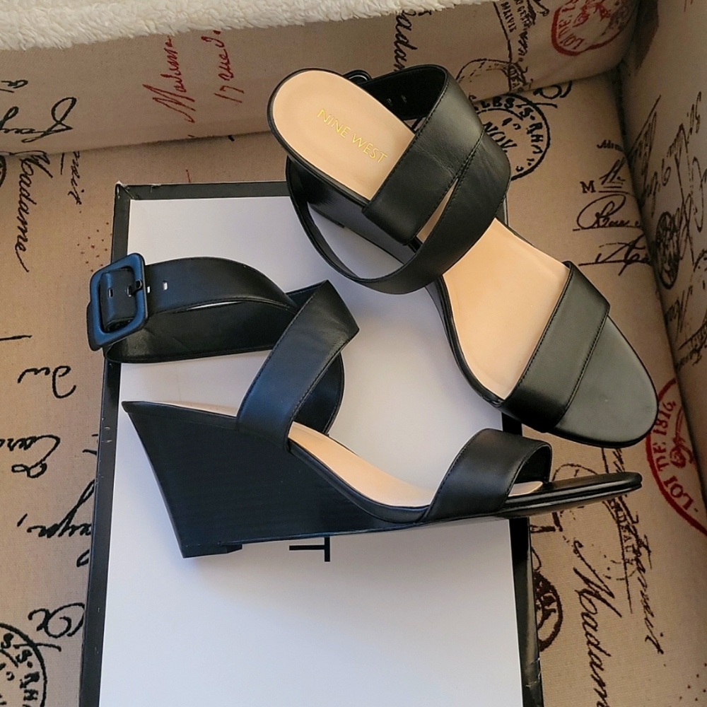 Nine West Wedges with Ankle Strap Sandals